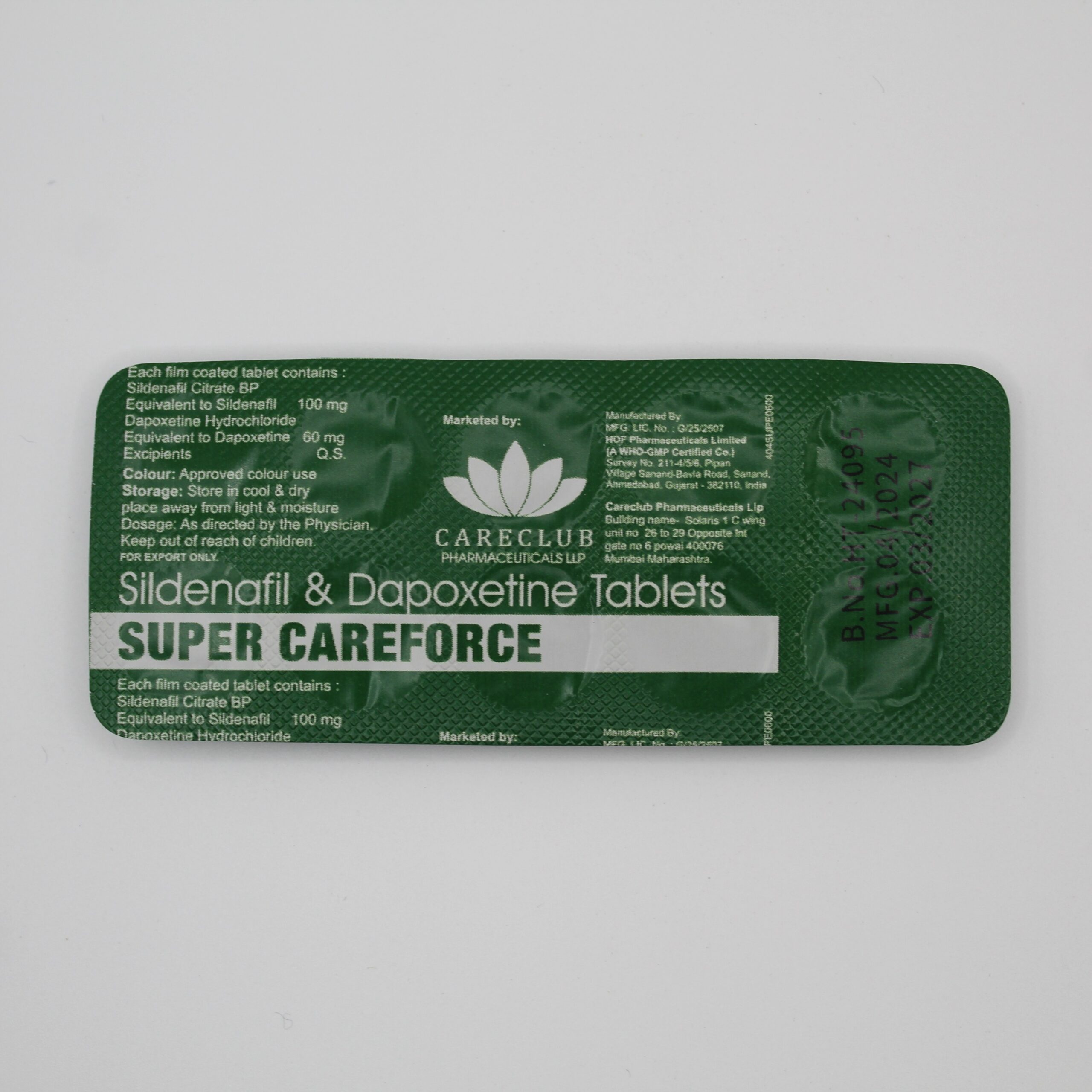 SILDENAFIL COM DAPOX 2